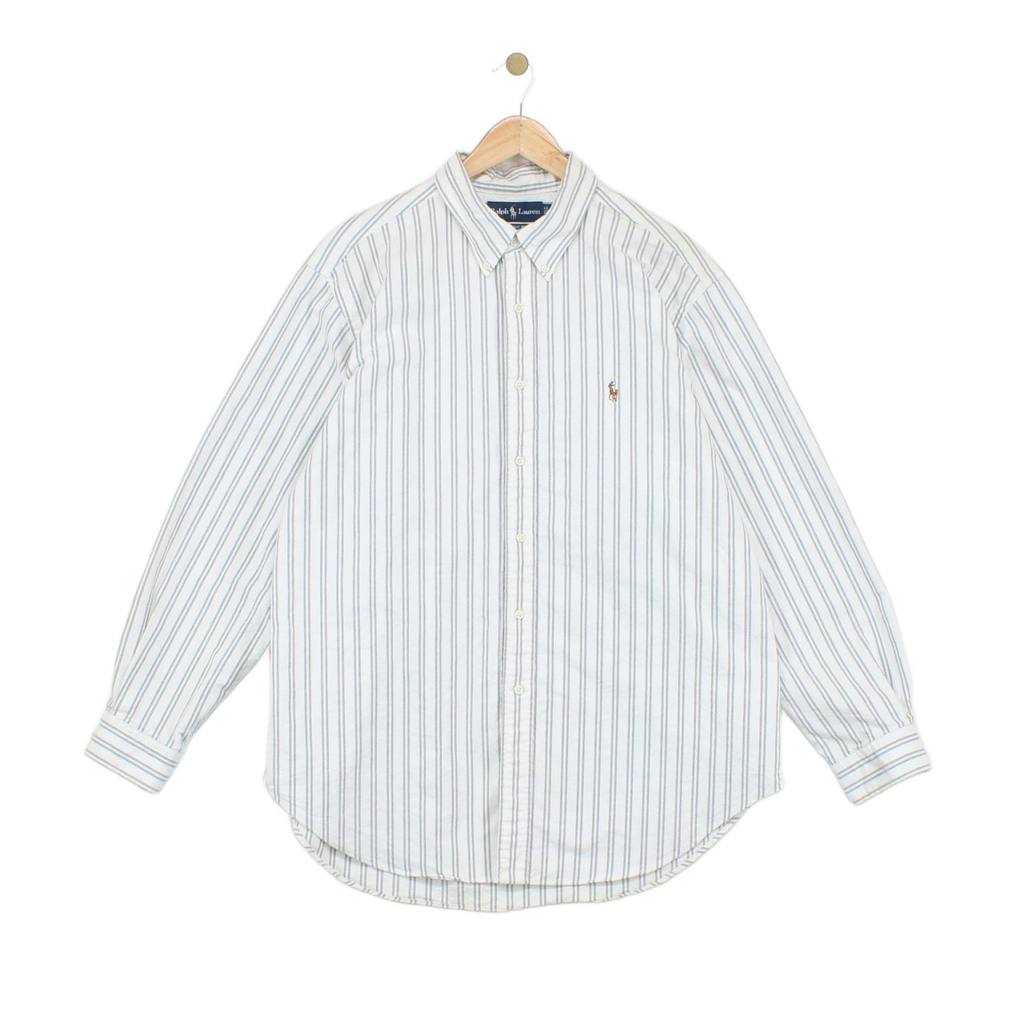 Mens Oxford Shirt Classic Fit Striped
