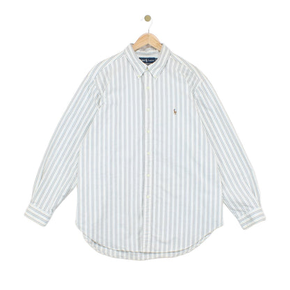 Mens Oxford Shirt Classic Fit Striped