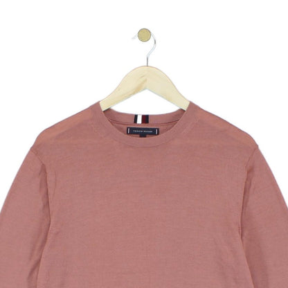 Mens Jumper Crew Neck Wool Silk