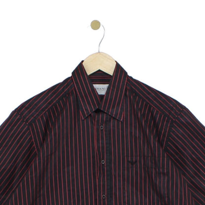 Mens Striped Shirt Made In Italy Short Sleeve