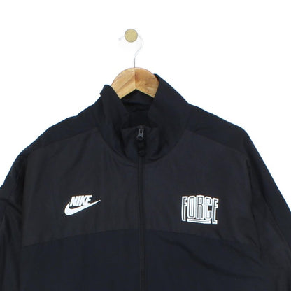 Mens Track Jacket Streetwear Logo Patch