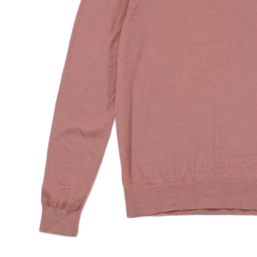 Mens Jumper Crew Neck Wool Silk