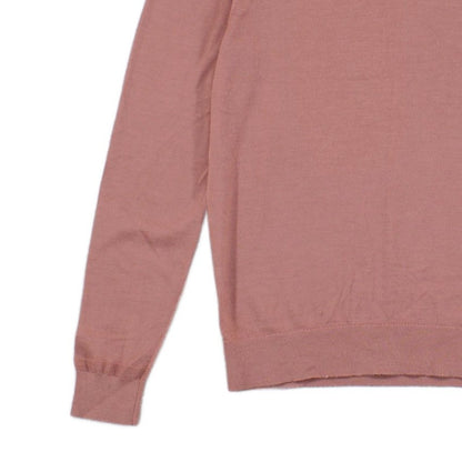 Mens Jumper Crew Neck Wool Silk