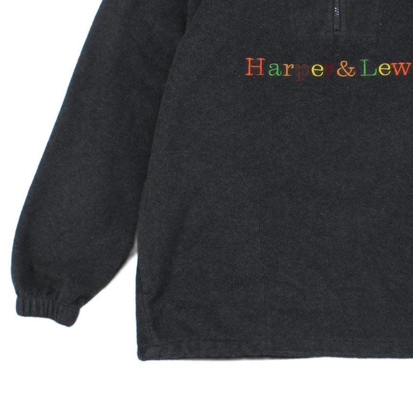 Mens 1/4 Zip Fleece Outdoor Embroidered