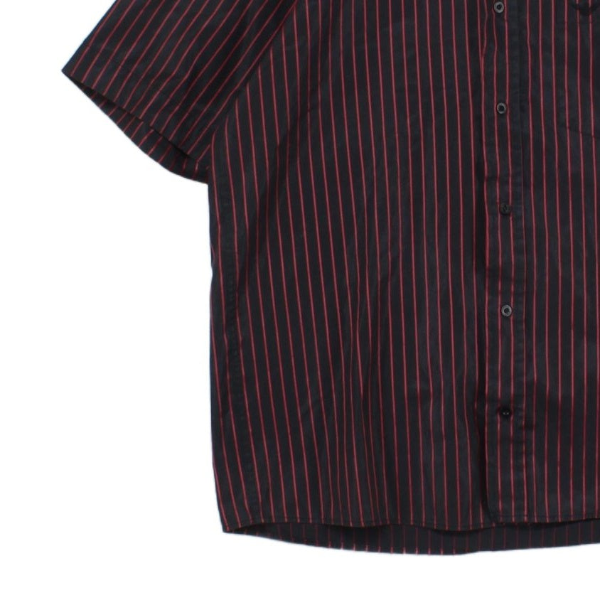 Mens Striped Shirt Made In Italy Short Sleeve