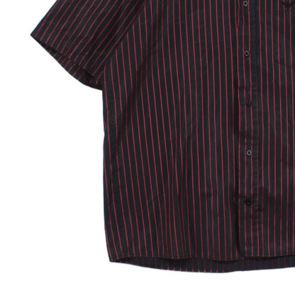 Mens Striped Shirt Made In Italy Short Sleeve