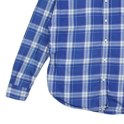 Mens Plaid Shirt Slim Fit Long Sleeve