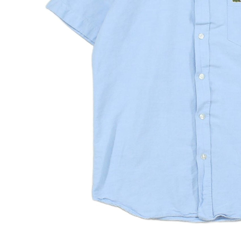 Mens Shirt Short Sleeve Button Up Regular Fit
