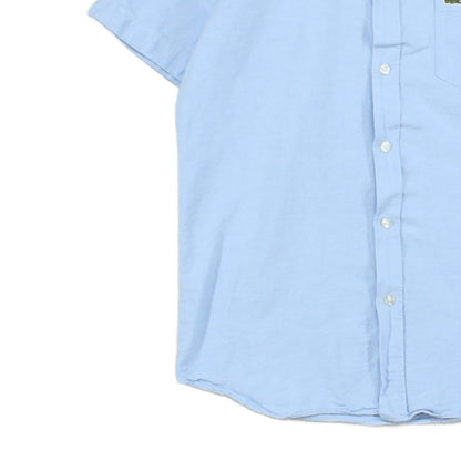 Mens Shirt Short Sleeve Button Up Regular Fit