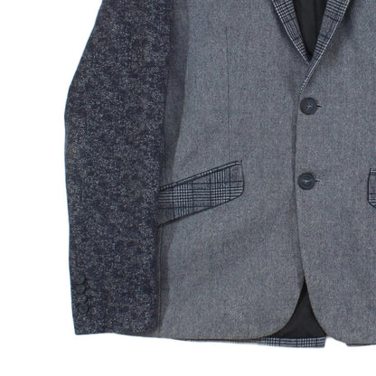 Mens Blazer Plaid Wool Cotton Regular