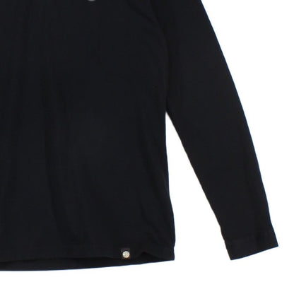 Mens Polo Shirt Long Sleeve Slim Fit