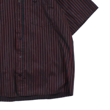 Mens Striped Shirt Made In Italy Short Sleeve