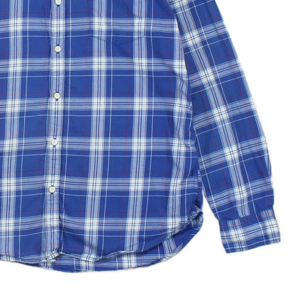 Mens Plaid Shirt Slim Fit Long Sleeve