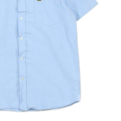 Mens Shirt Short Sleeve Button Up Regular Fit