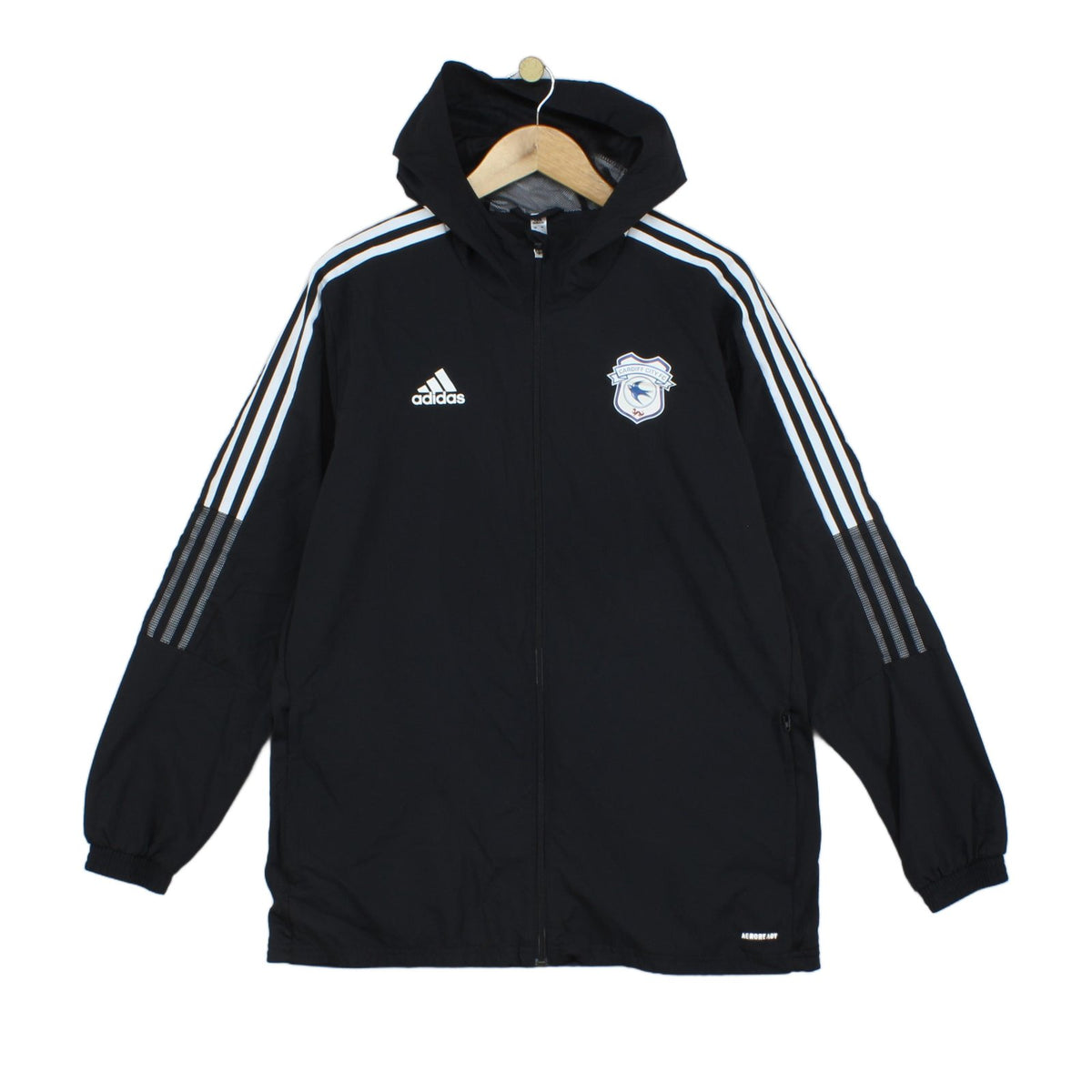 Mens Track Jacket Full Zip Hooded