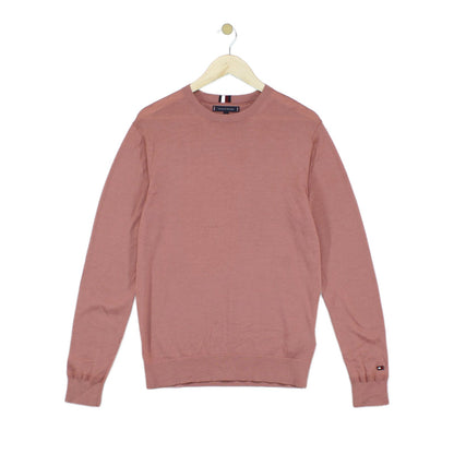 Mens Jumper Crew Neck Wool Silk