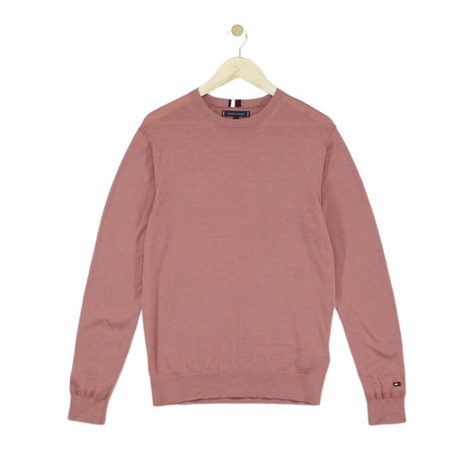 Mens Jumper Crew Neck Wool Silk