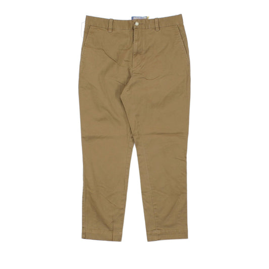 Womens Chino Trousers Zip Fly Slim Fit