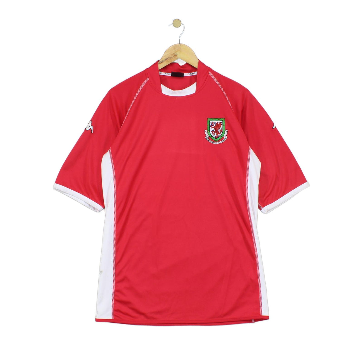 Mens Wales 2002-04 Football Shirt Home Jersey