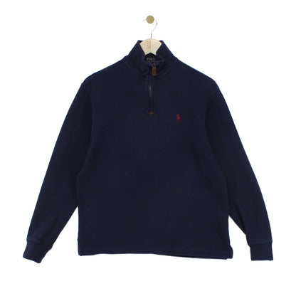 Mens 1/4 Zip Jumper Classic Cotton
