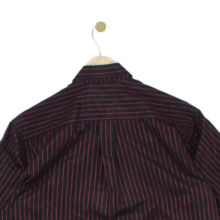 Mens Striped Shirt Made In Italy Short Sleeve