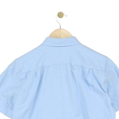 Mens Shirt Short Sleeve Button Up Regular Fit