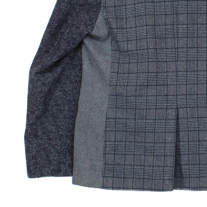 Mens Blazer Plaid Wool Cotton Regular