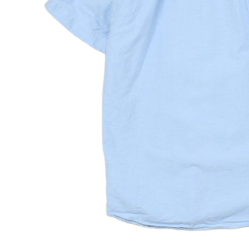 Mens Shirt Short Sleeve Button Up Regular Fit