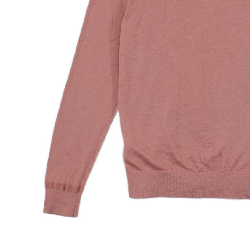 Mens Jumper Crew Neck Wool Silk