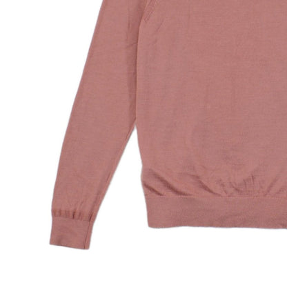 Mens Jumper Crew Neck Wool Silk
