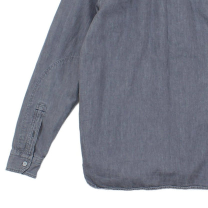 Mens Denim Shirt Button Up Classic