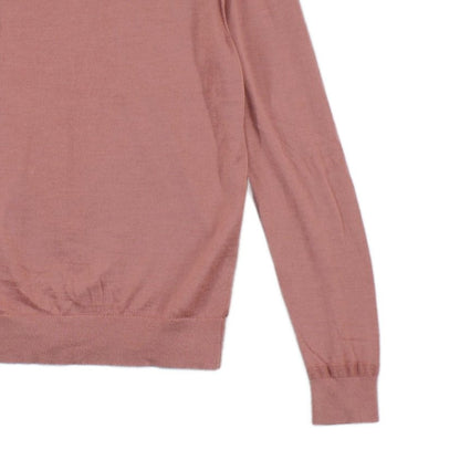 Mens Jumper Crew Neck Wool Silk