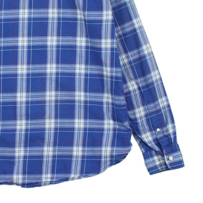 Mens Plaid Shirt Slim Fit Long Sleeve