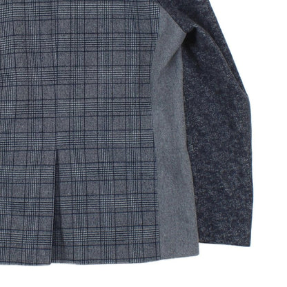 Mens Blazer Plaid Wool Cotton Regular