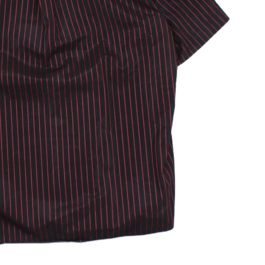 Mens Striped Shirt Made In Italy Short Sleeve