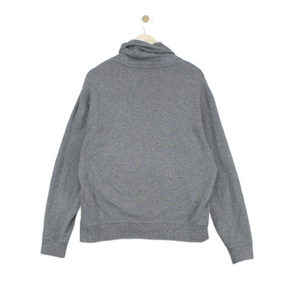 Mens Jumper Shawl Collar Ribbed Knit Cotton