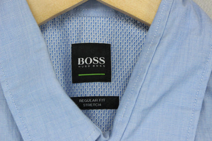 Mens Shirt Stretch Short Sleeve Classic