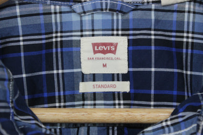 Mens Plaid Shirt Long Sleeve Check
