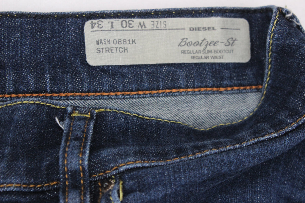 Womens Bootzee-St Jeans Bootcut Slim Fit Stretch