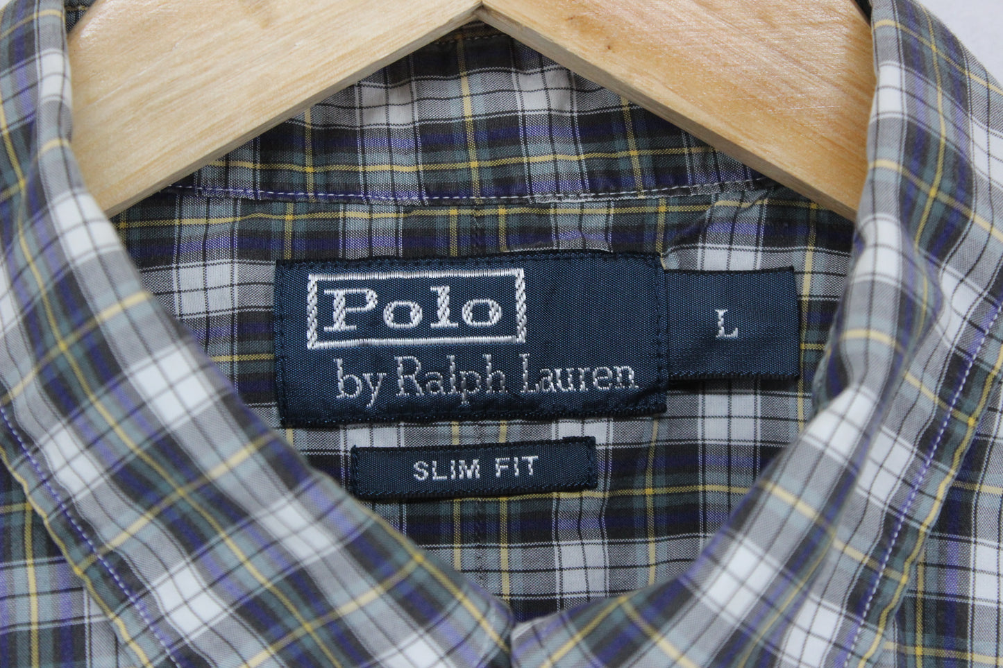 Mens Check Shirt Slim Fit