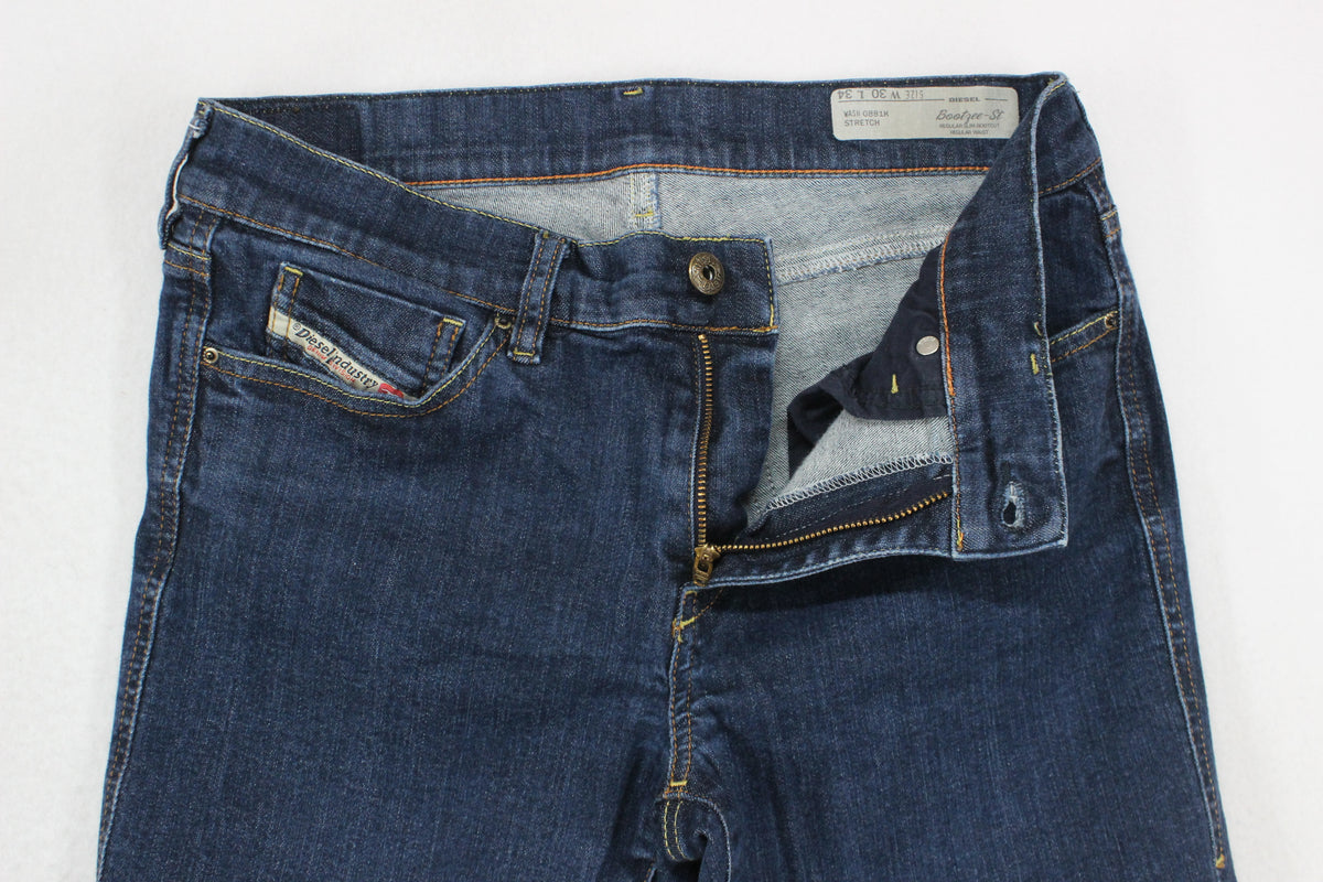 Womens Bootzee-St Jeans Bootcut Slim Fit Stretch