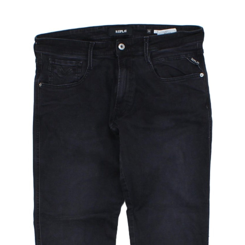 Mens Anbass Jeans Stretch Slim Denim