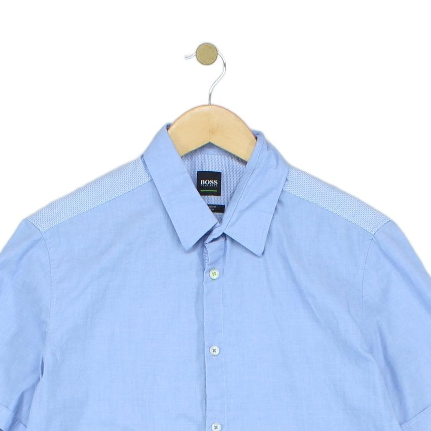 Mens Shirt Stretch Short Sleeve Classic