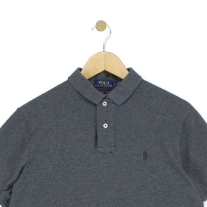Mens Polo Shirt Slim Fit Short Sleeve Logo
