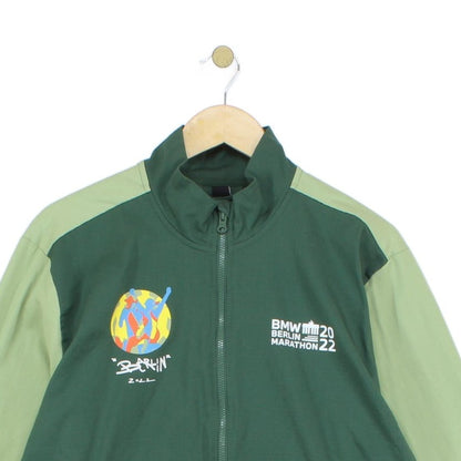 Mens Berlin Marathon Track Jacket Athletic Lightweight