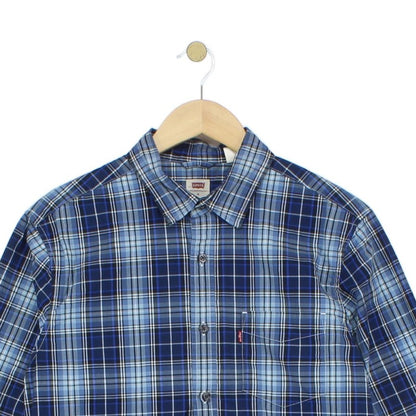 Mens Plaid Shirt Long Sleeve Check