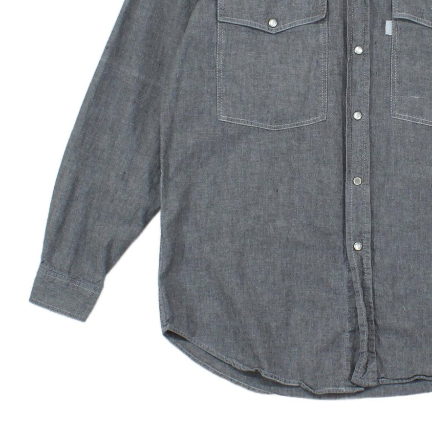 Mens Denim Shirt Made In Portugal Button Up