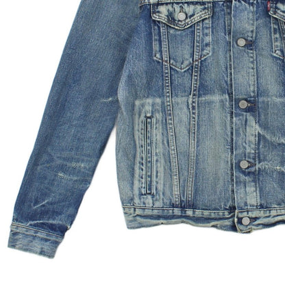 Mens Denim Jacket Made In Japan Distressed
