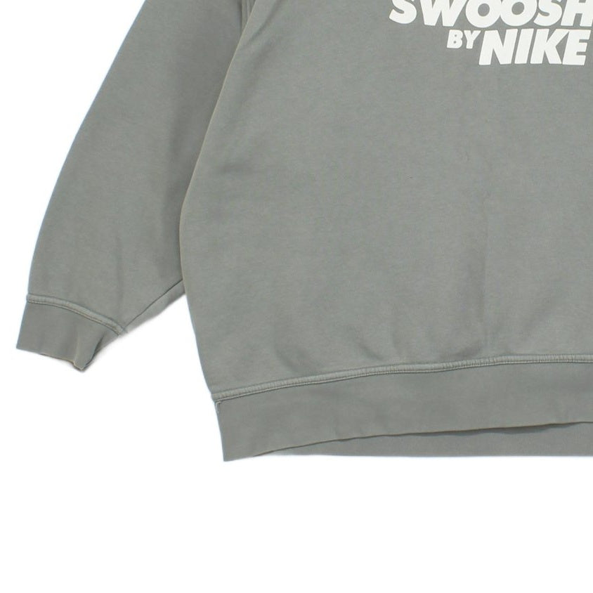 Mens Oversized Sweatshirt Swoosh Logo