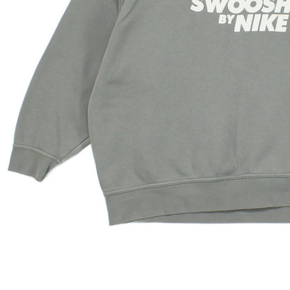 Mens Oversized Sweatshirt Swoosh Logo